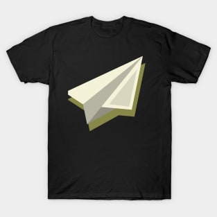 Pilot Paper Plane Design T-Shirt